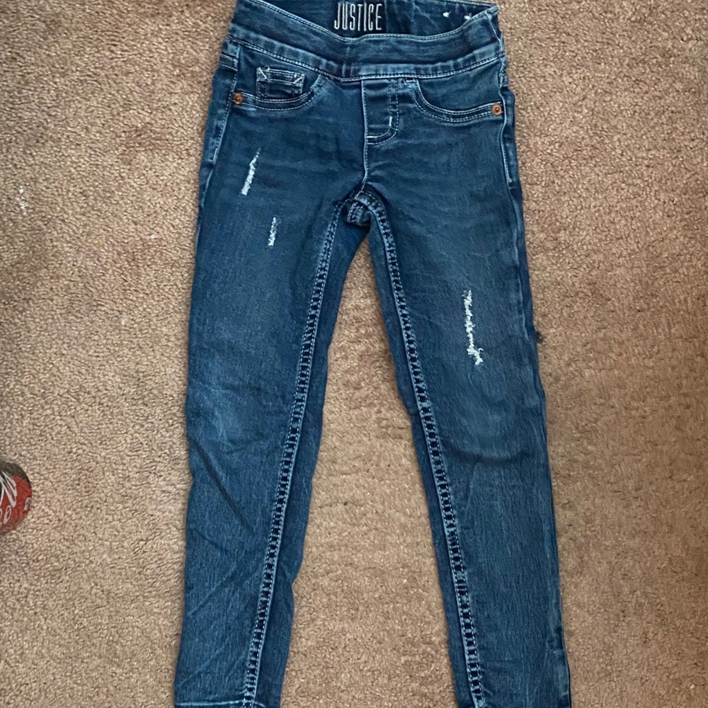 Justice size 6 slim jeans, excellent condition